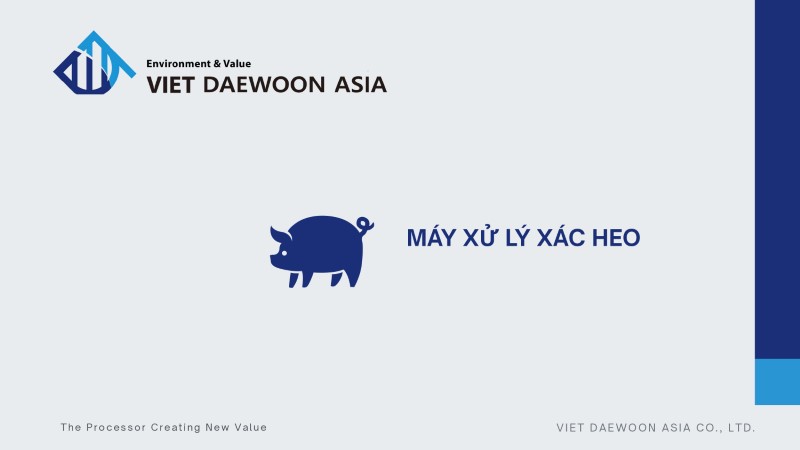 Máy xử lý xác heo