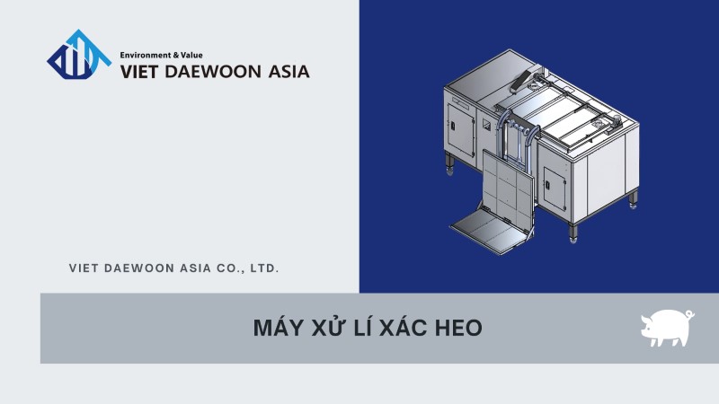 Máy xử lý xác heo
