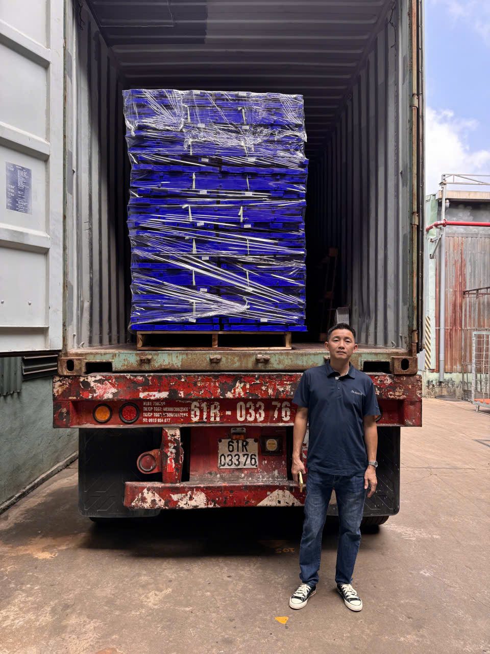 Đóng container tấm đan xuất khẩu Costa Rica